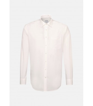 Chemise ml uni seidensticker 21ecru
