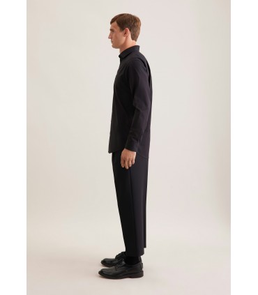 Chemise ml uni seidensticker 84noir