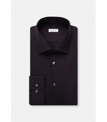 Chemise ml uni seidensticker 84noir