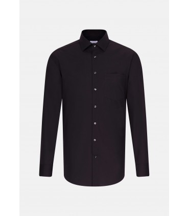 Chemise ml uni seidensticker 84noir