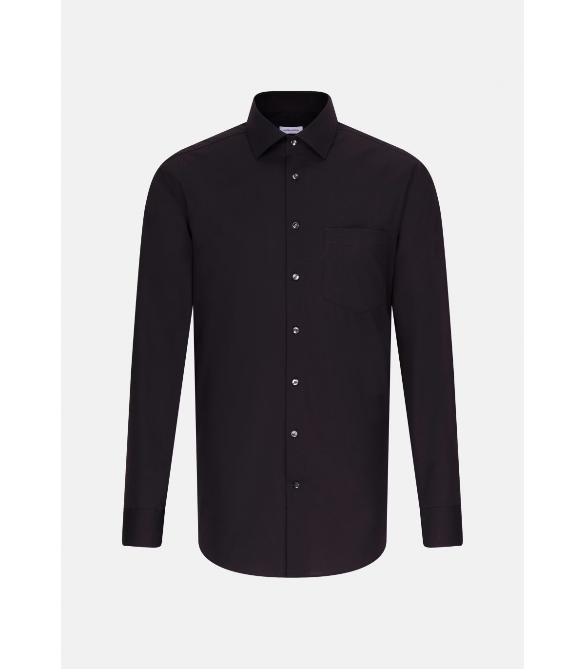 Chemise ml uni seidensticker 84noir