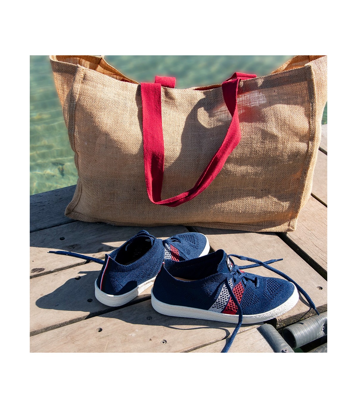 Baskets ector navy/tricolore