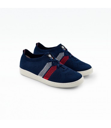 Baskets ector navy/tricolore