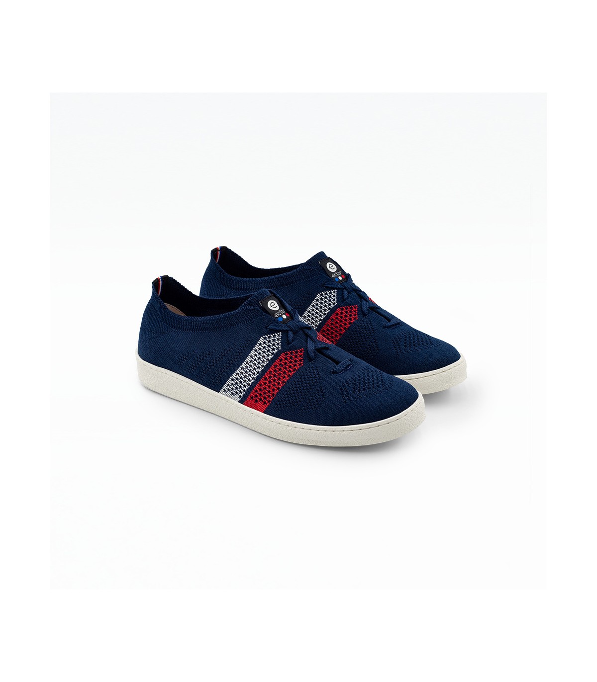 Baskets ector navy/tricolore