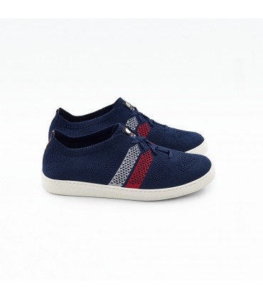 Baskets ector navy/tricolore