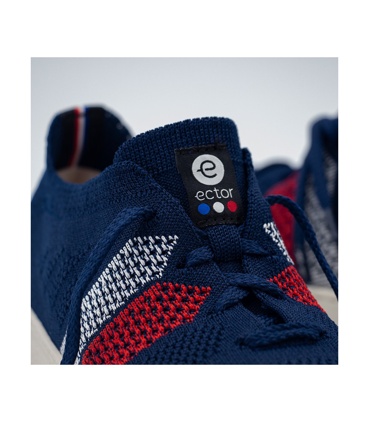 Baskets ector navy/tricolore