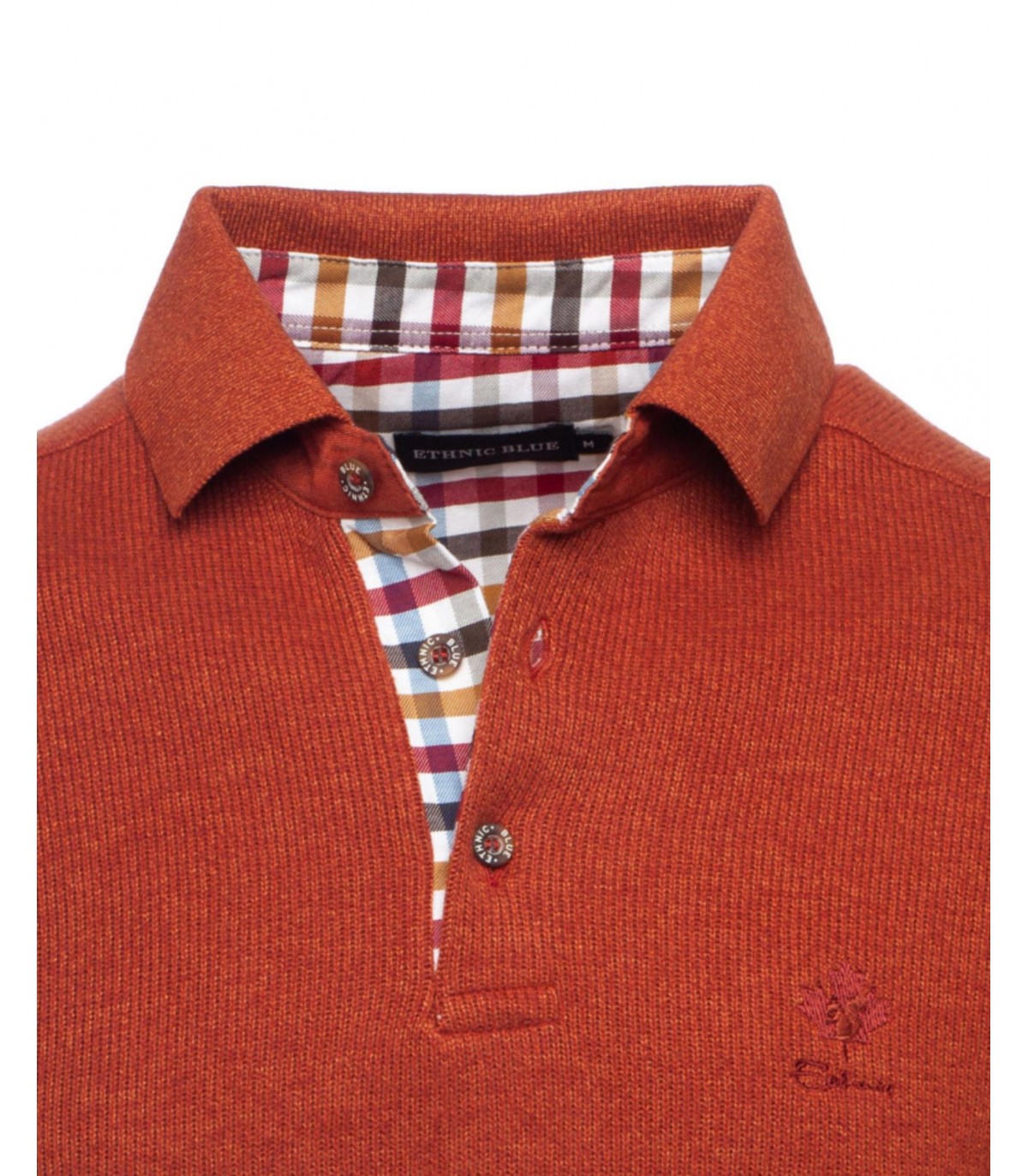 Polo ml ethnic blue orange
