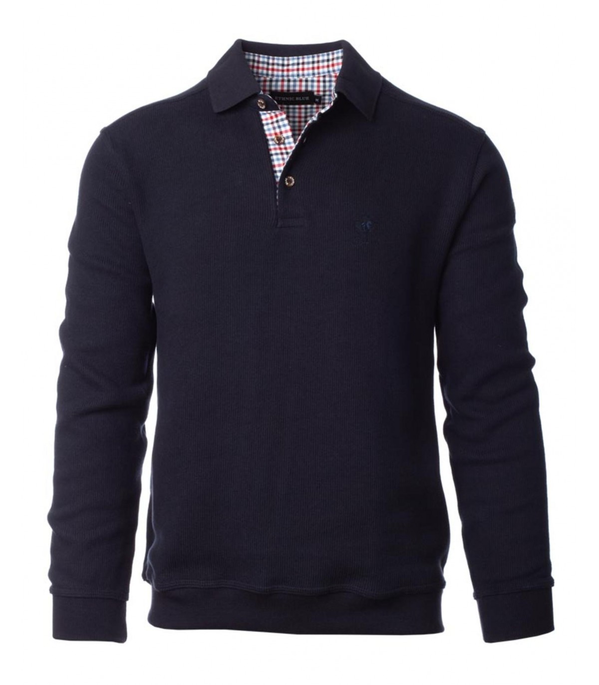 Polo ml ethnic blue marine