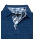 Polo ml ethnic blue bleu