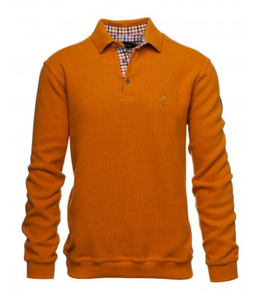 Polo ml ethnic blue ocre