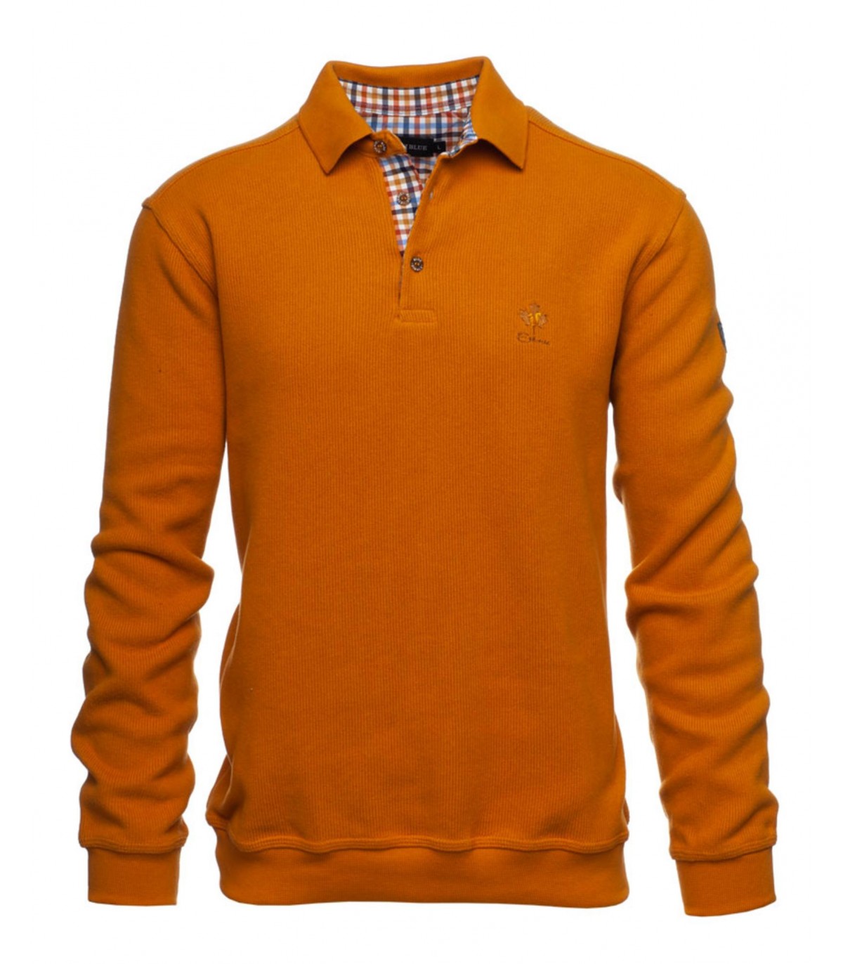 Polo ml ethnic blue ocre