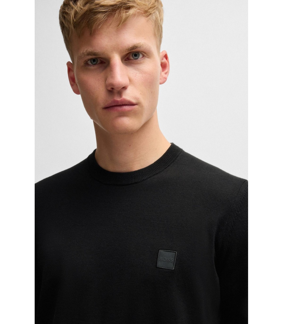 Pull col rond boss orange 001black