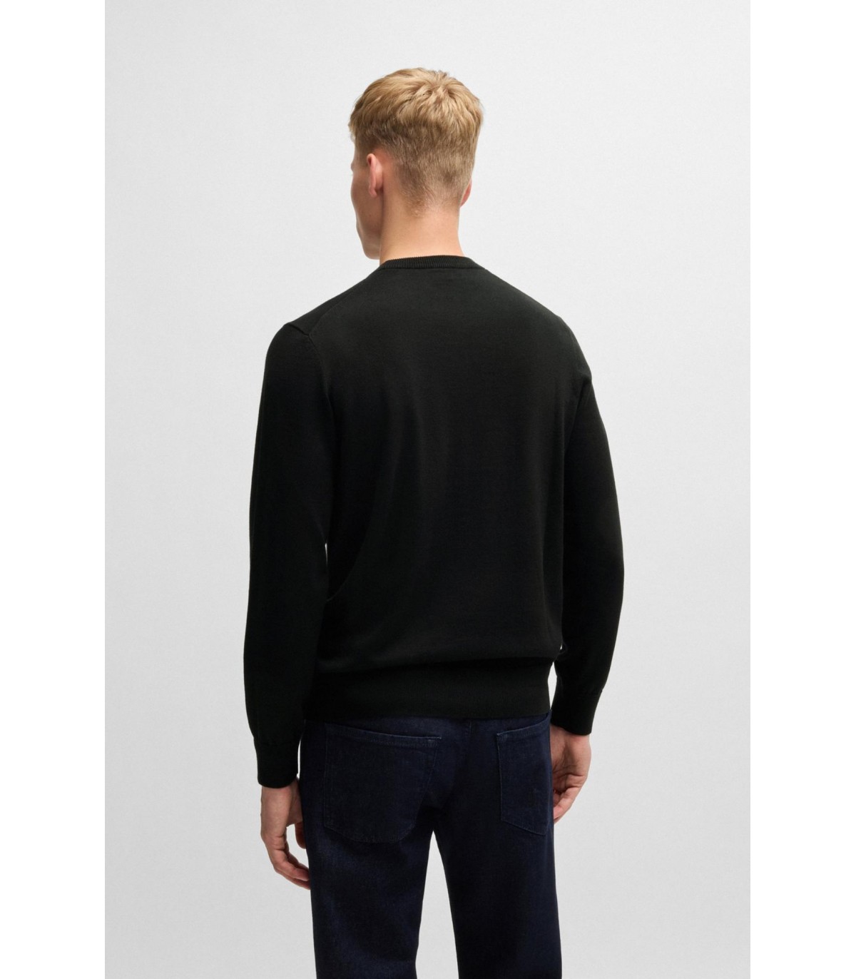 Pull col rond boss orange 001black