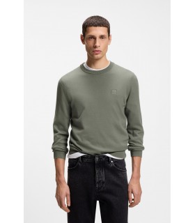 Pull col rond boss orange 076opengrey
