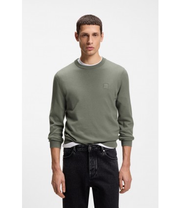 Pull col rond boss orange 076opengrey