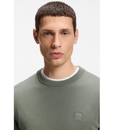 Pull col rond boss orange 076opengrey