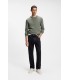 Pull col rond boss orange 076opengrey
