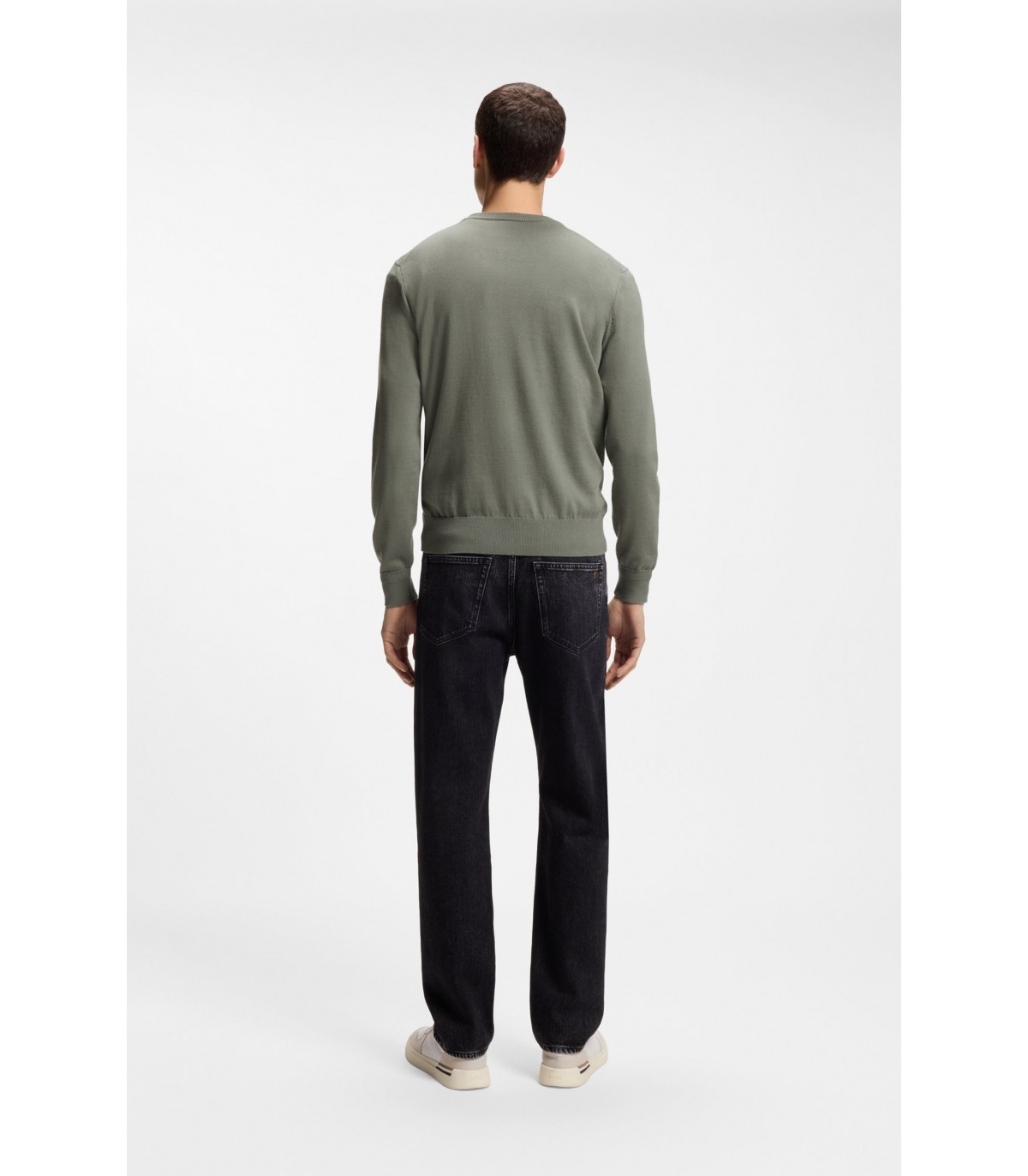 Pull col rond boss orange 076opengrey