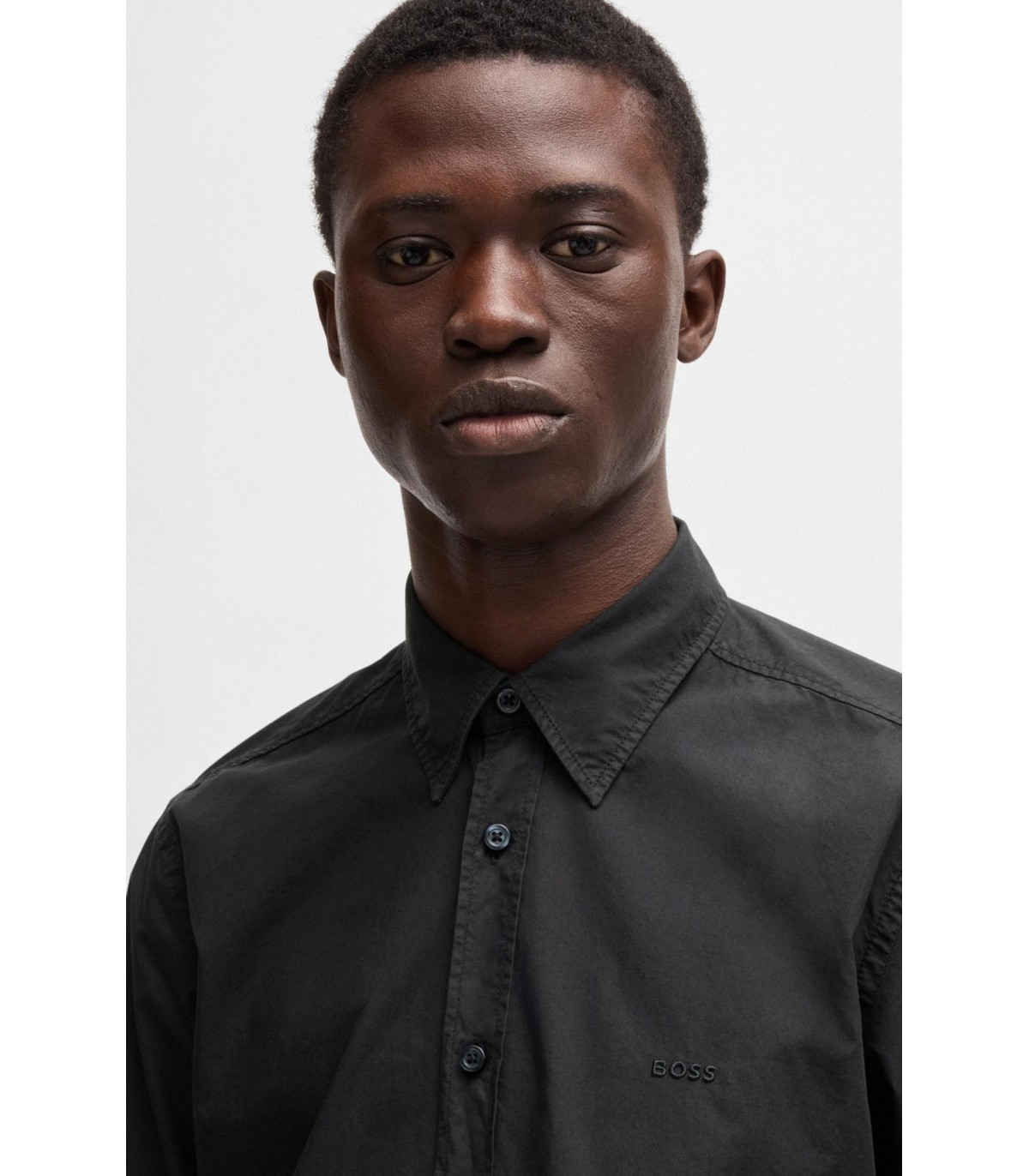 Chemise ml boss orange 001black