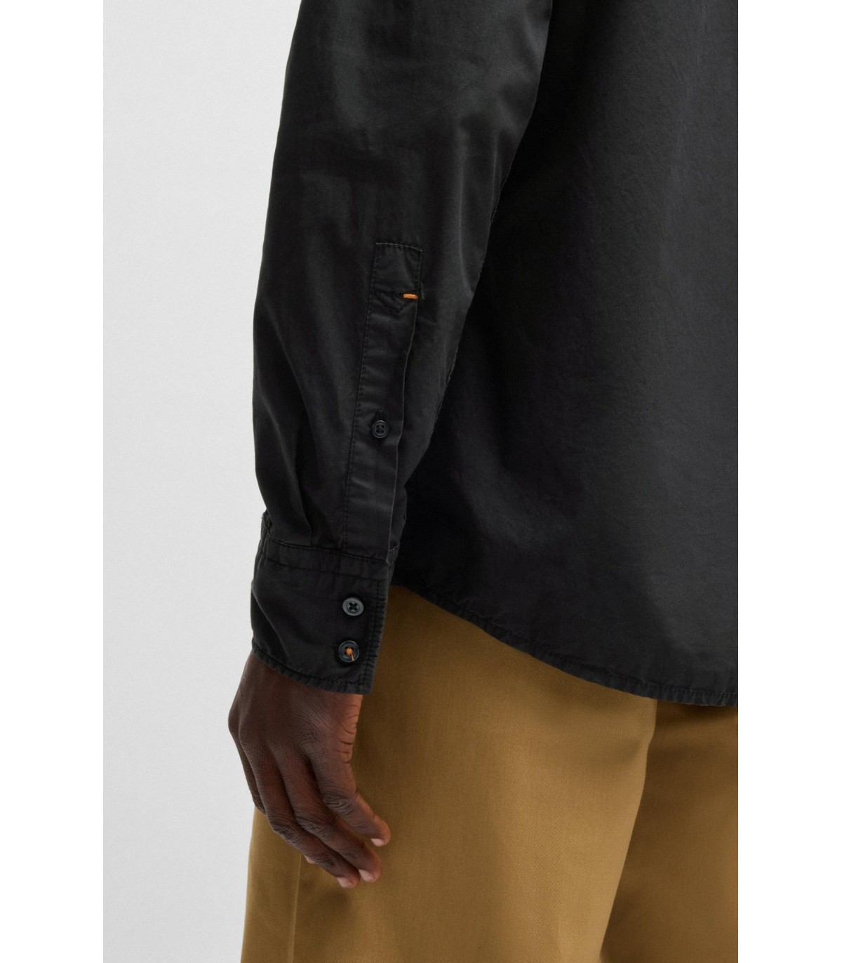 Chemise ml boss orange 001black