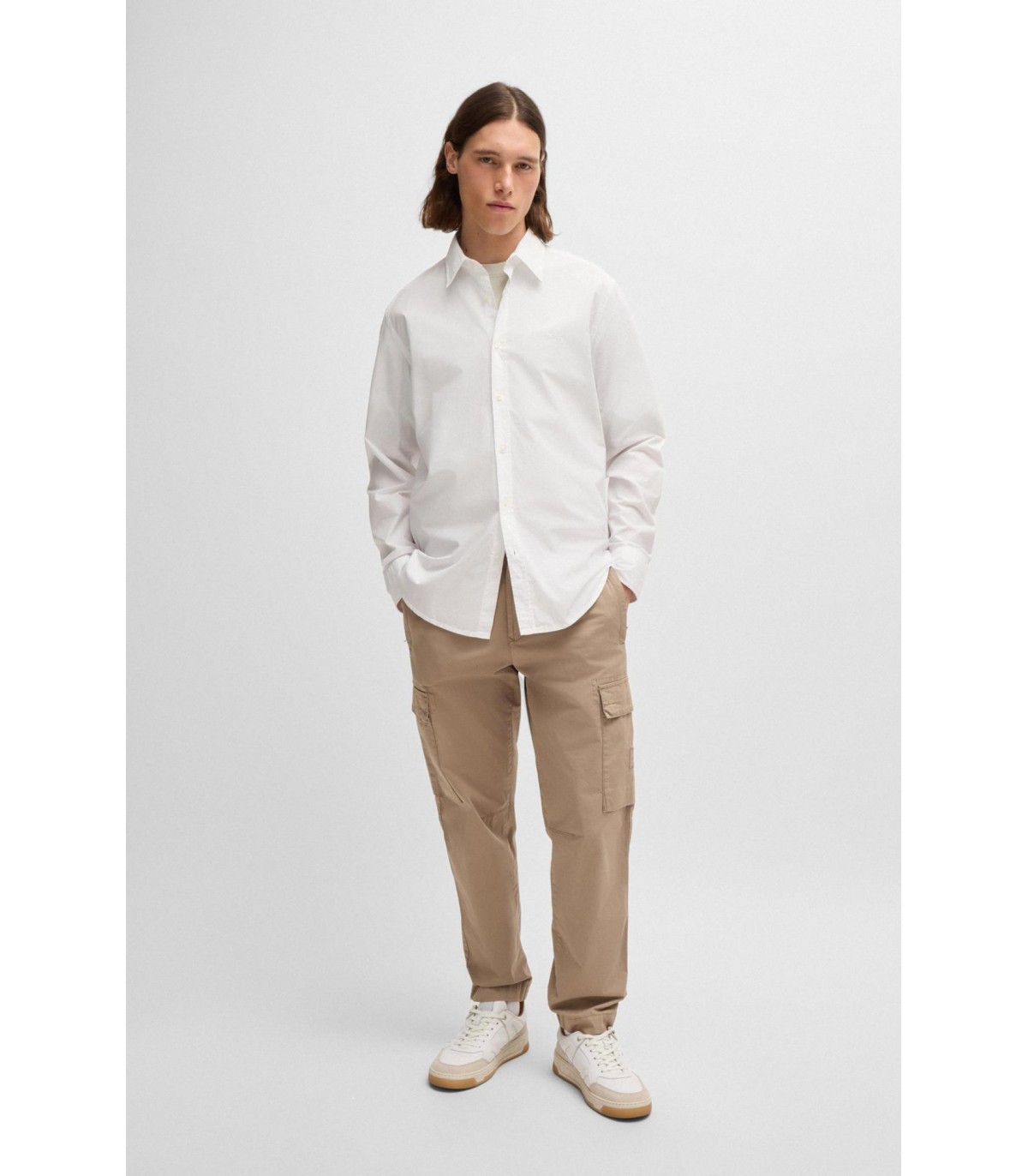 Chemise ml boss orange 100white
