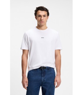 Tee shirt mc boss orange 100white