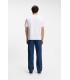Tee shirt mc boss orange 100white
