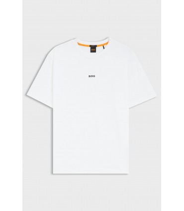Tee shirt mc boss orange 100white
