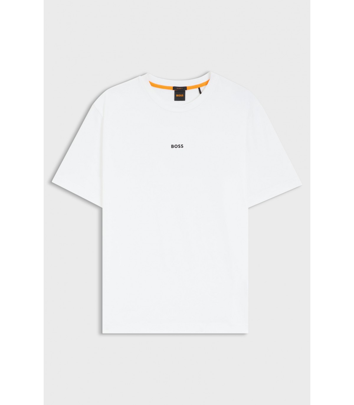Tee shirt mc boss orange 100white