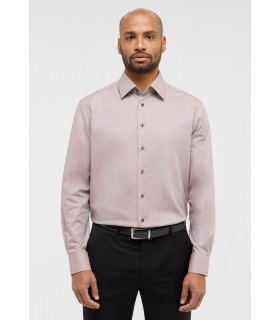 Chemise ml fantaisie eterna 25marron