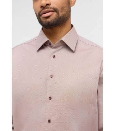 Chemise ml fantaisie eterna 25marron