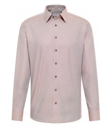 Chemise ml fantaisie eterna 25marron