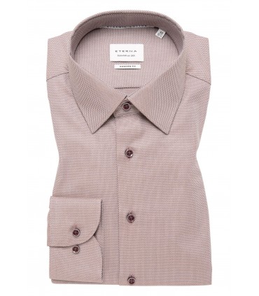 Chemise ml fantaisie eterna 25marron