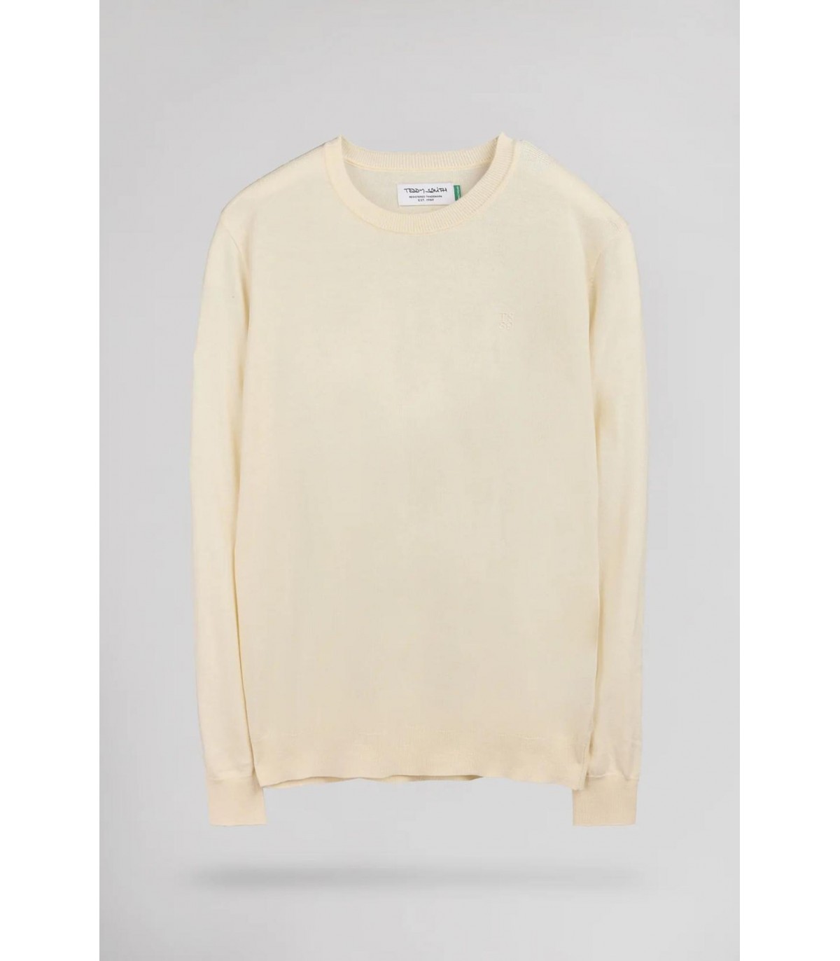 Pull col rond teddy smith 230cream