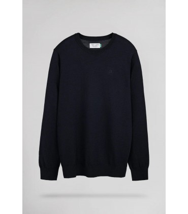 Pull col rond teddy smith 351cdarknavy