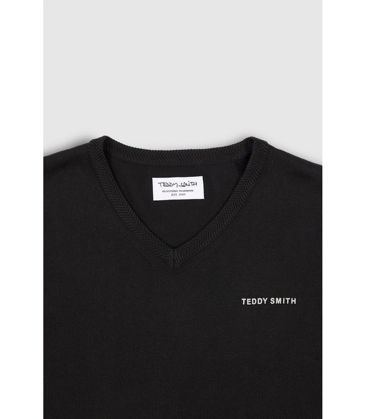 Pull col v teddy smith 171noir