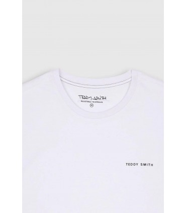 Tee shirt ml teddy smith 202blanc