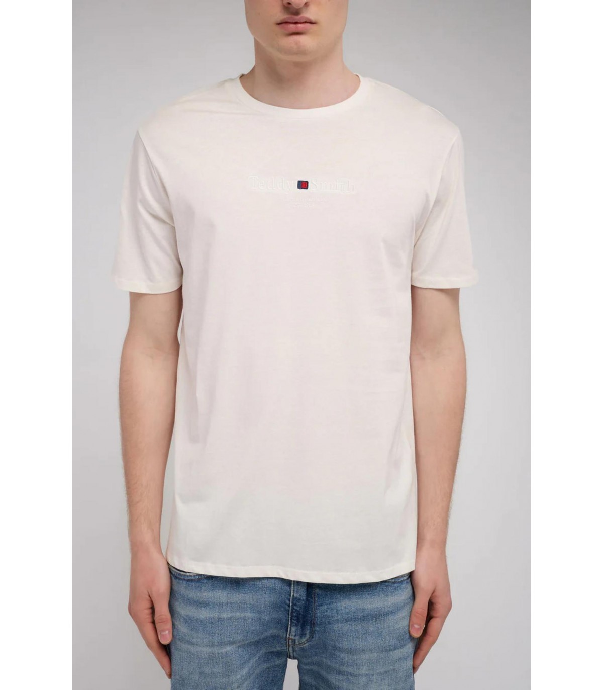 Tee shirt mc teddy smith 219middlewhite