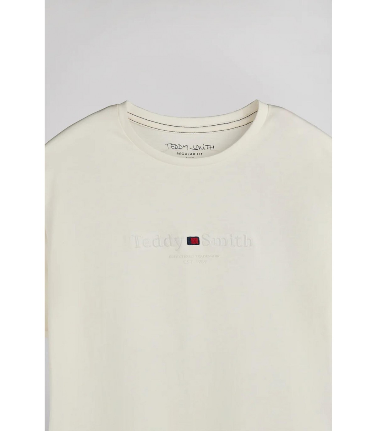 Tee shirt mc teddy smith 219middlewhite