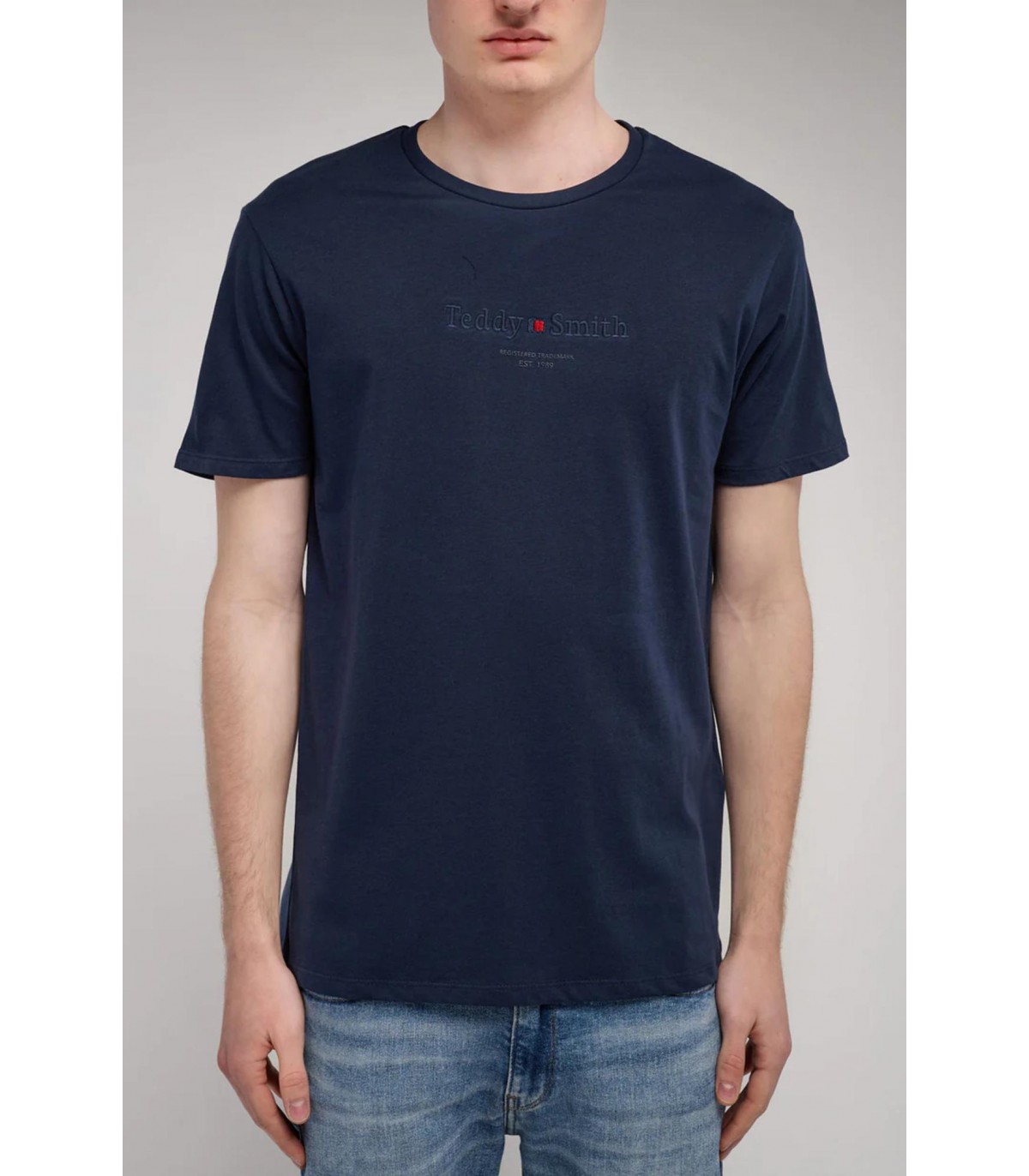 Tee shirt mc teddy smith 303jtotalnavy