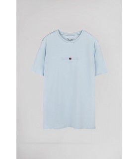 Tee shirt mc teddy smith 322dpastelblue