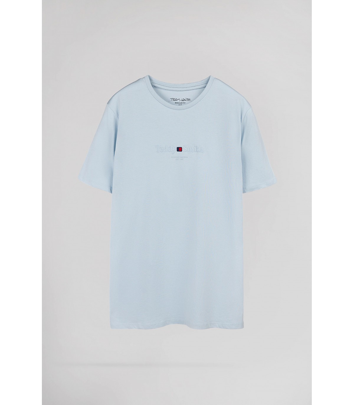 Tee shirt mc teddy smith 322dpastelblue