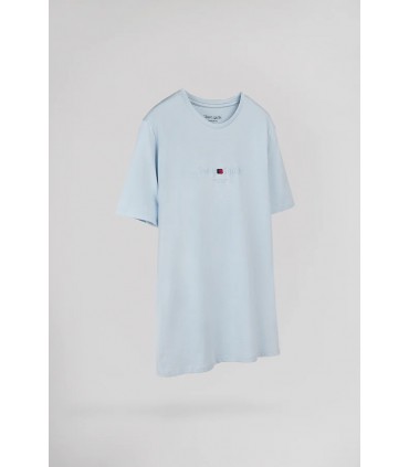 Tee shirt mc teddy smith 322dpastelblue