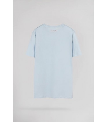 Tee shirt mc teddy smith 322dpastelblue