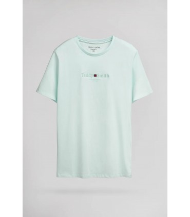 Tee shirt mc teddy smith 410hbleachmenthol