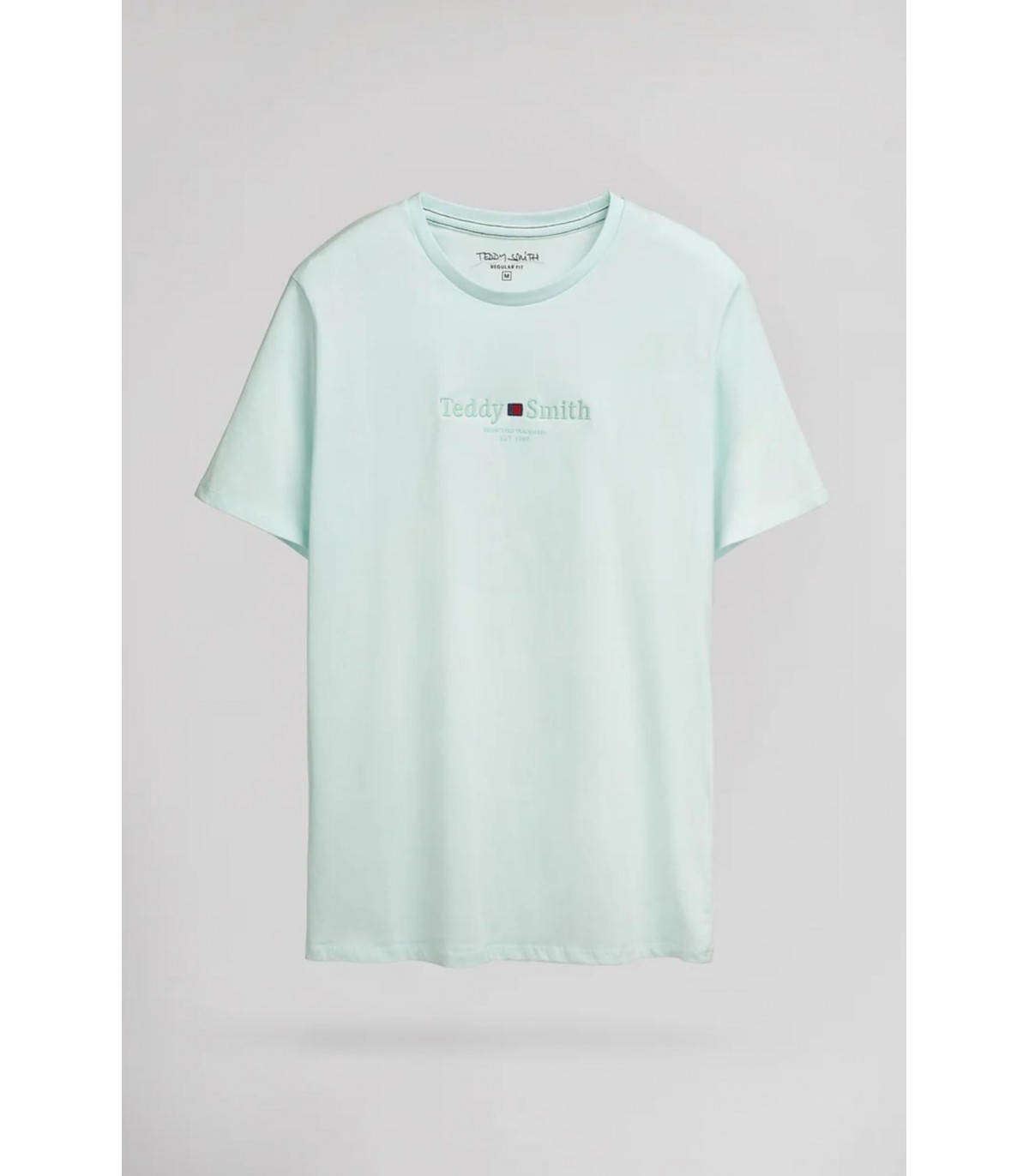 Tee shirt mc teddy smith 410hbleachmenthol