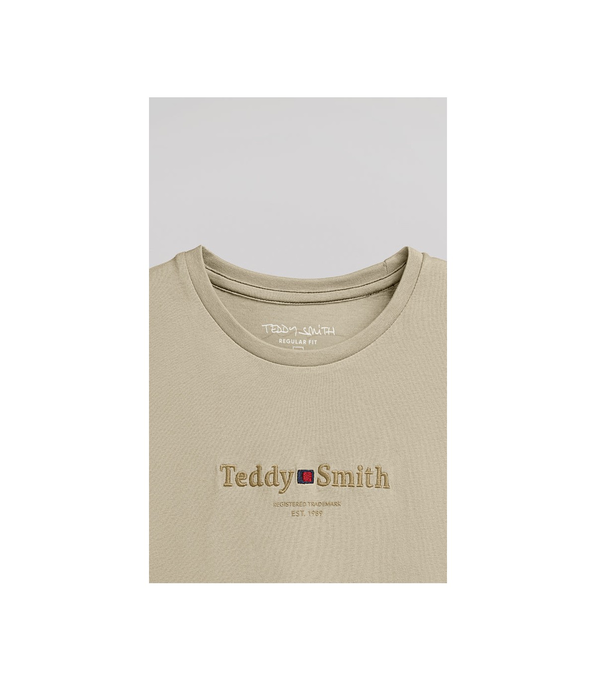 Tee shirt mc teddy smith 412dbleachkaki