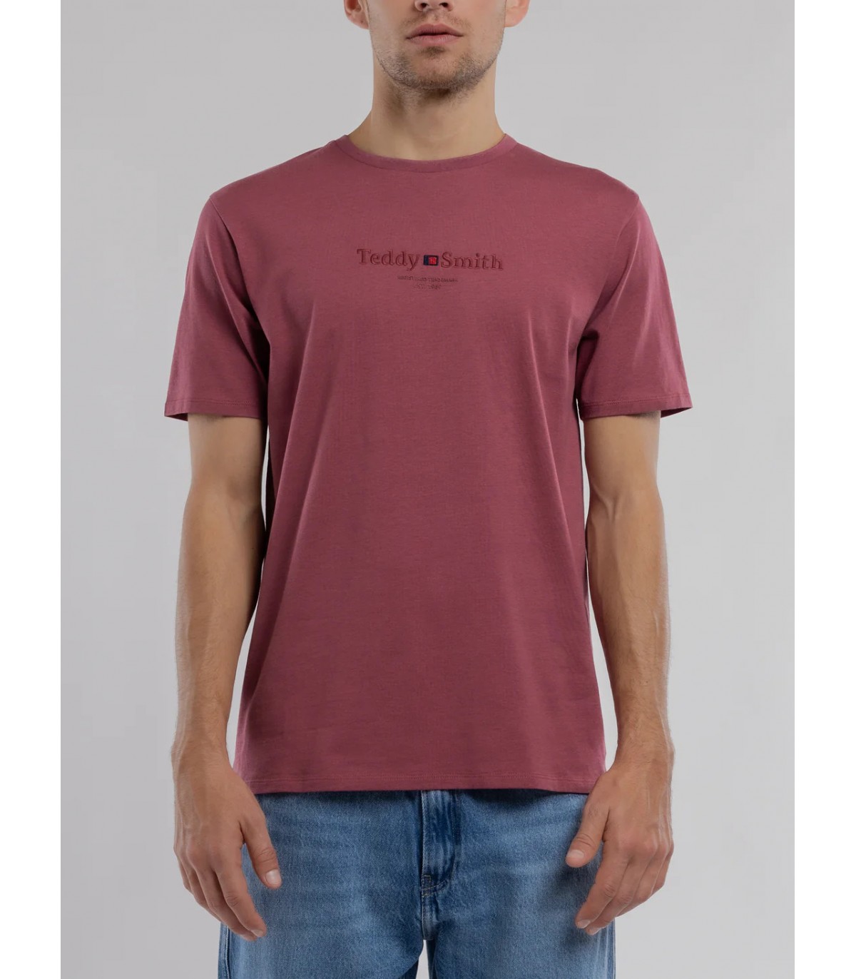 Tee shirt mc teddy smith 761fframboise