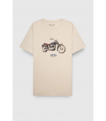 Tee shirt mc teddy smith 230cream