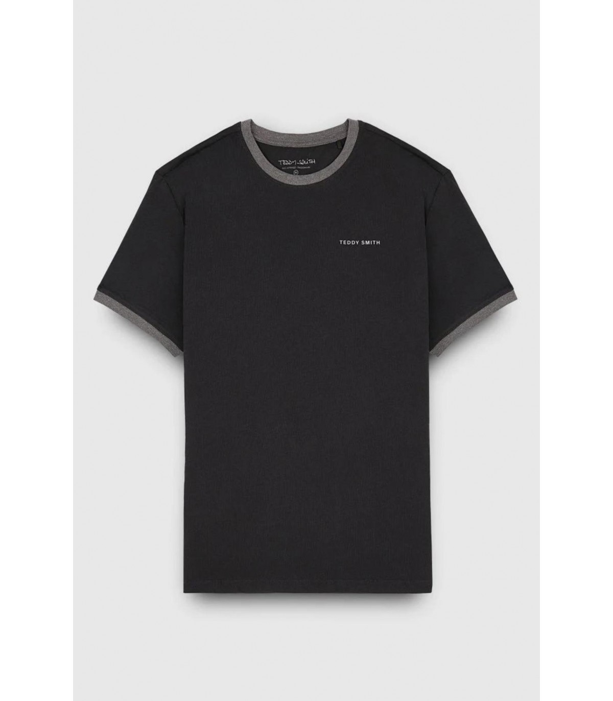 Tee shirt mc teddy smith 171dnoir/silver
